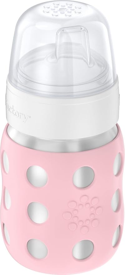 Lifefactory 8-Ounce Stainless-Steel Vacuum-Insulated Wide-Neck Baby Bottle - Image 2