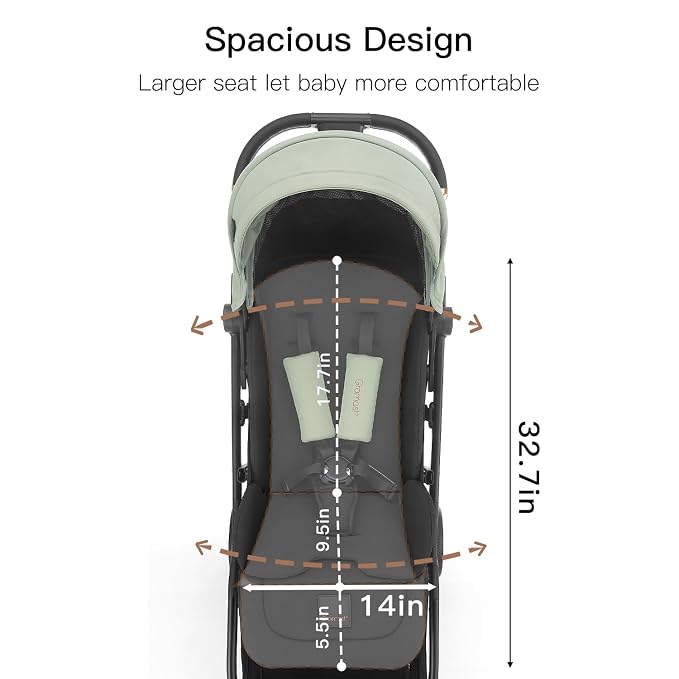 Gravity Folding Baby Stroller - Image 2
