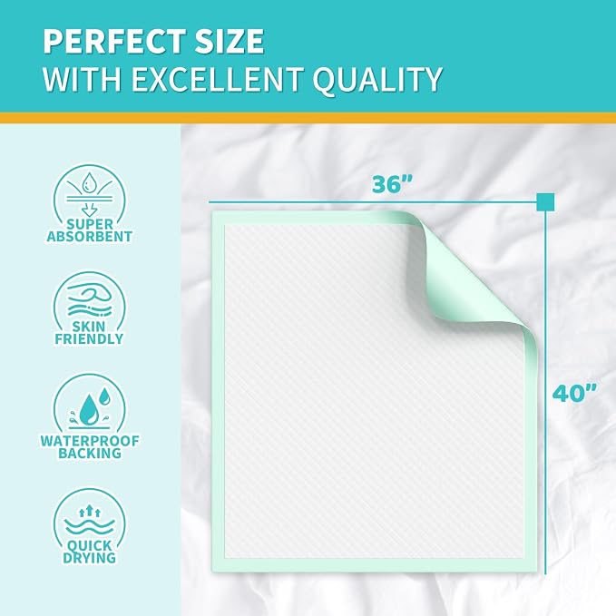 Disposable Bed Pads 40x36 Inch - Image 2