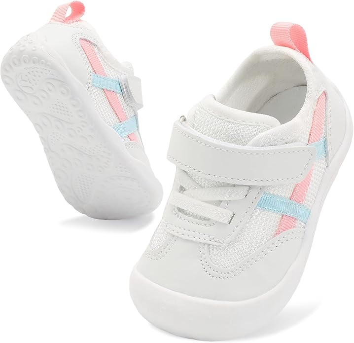 Scurtain Baby Shoes Boy Girl First Walking Shoe Infant Crib Breathable Sneakers by Scurtain