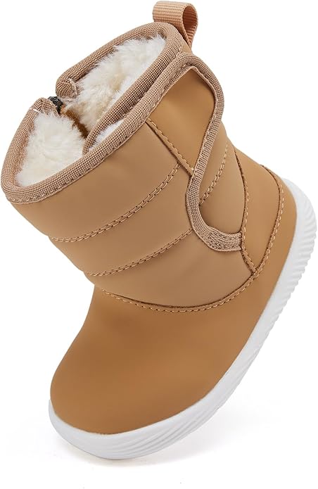 BMCiTYBM Baby Boy Girl Snow Boots Waterproof Winter Warm Booties Nonslip - Image 4