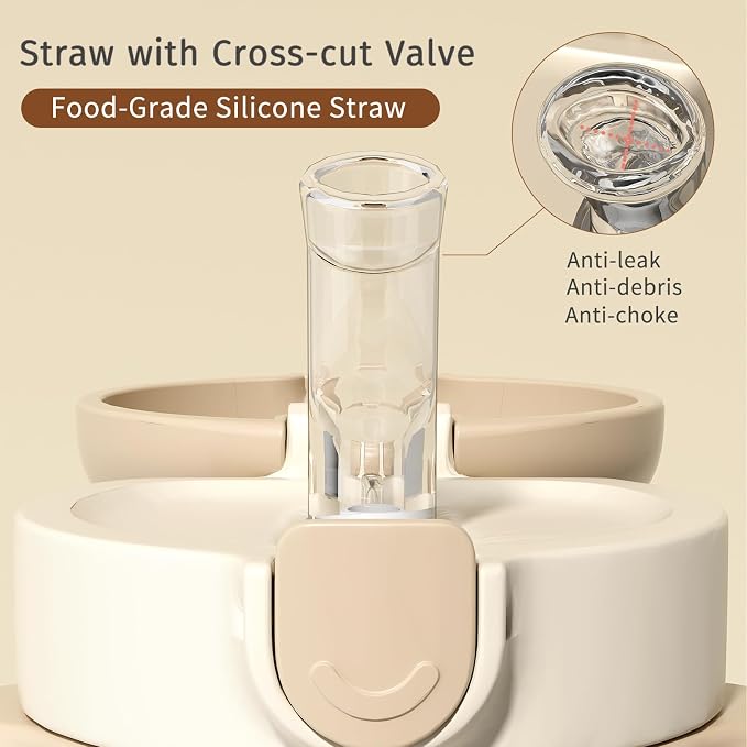 Evorie Tritan Spill Proof Toddler Straw Sippy Cup, 10 oz - Image 3