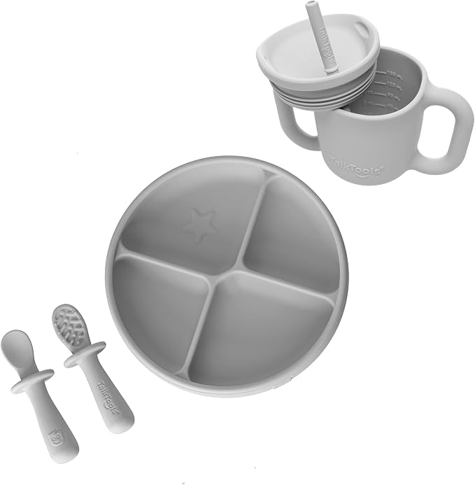 TalkTools ITSY Silicone Baby Plates Set by TalkTools