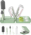 YOTIME Travel Bottle Brush Set, Auto-Open Rack & Vertical Brushs Drying Slots by YOTIME