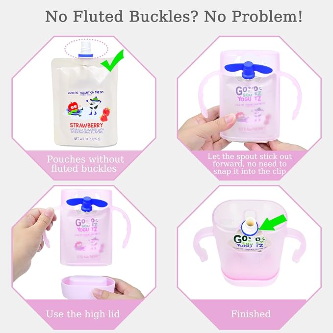 MOMUSE Dual-Lid Squeeze Pouch Holder - Image 2