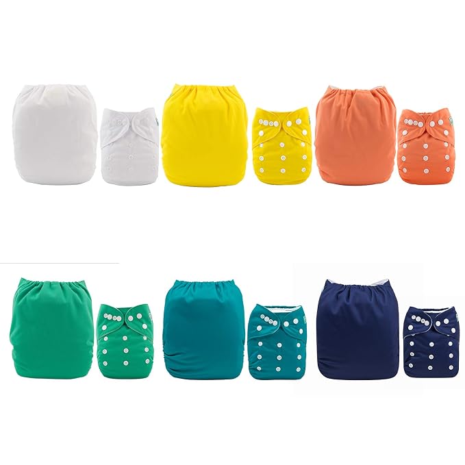 ALVABABY 6 Pack Cloth Diaper - Image 2