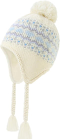 Moon Kitty Girls Knit Hats Winter Fleece Lining Skiing Winter Caps by Moon+Kitty
