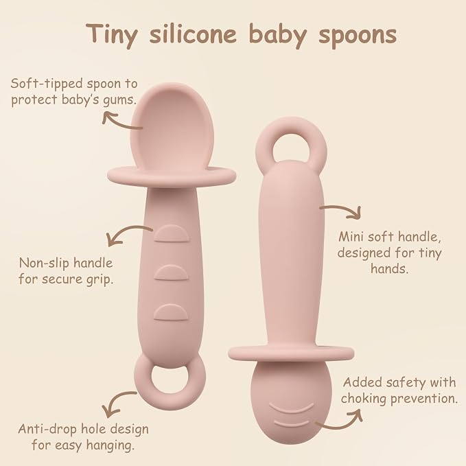Baby Plates with Suction Silicone Baby Spoons Divided Baby Plates Silicone Baby - Image 4