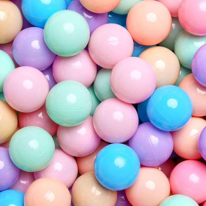 GOGOSO Ball Pits Balls for Toddlers Pack of 50 100 200 Plastics Shape Ball by GOGOSO