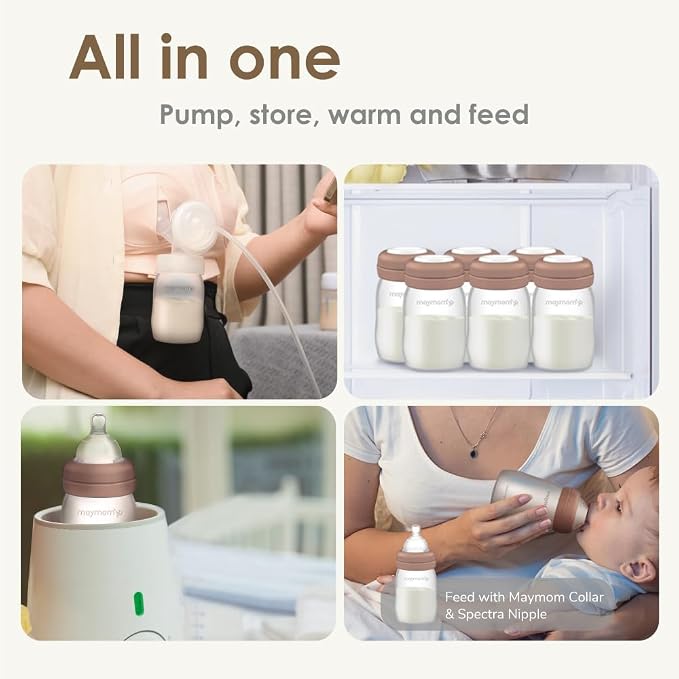 Maymom Wide Neck Breastmilk Collection n Storage Bottle 5.4 oz; Re-markable - Image 8