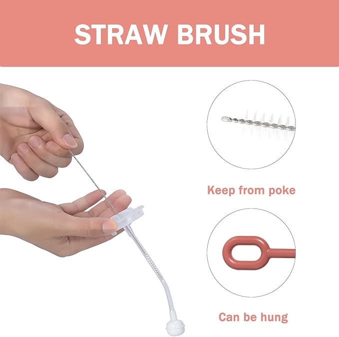 Travel Bottle Brush, 6-in-1 Portable Travel Bottle Cleaner Kit - Image 5