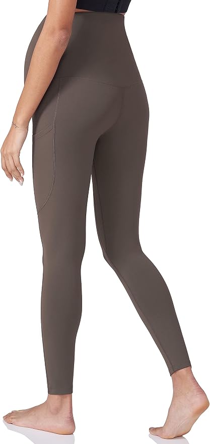 POSHDIVAH 3 Pack Women's Maternity Workout Leggings Over The Belly Pregnancy - Image 3