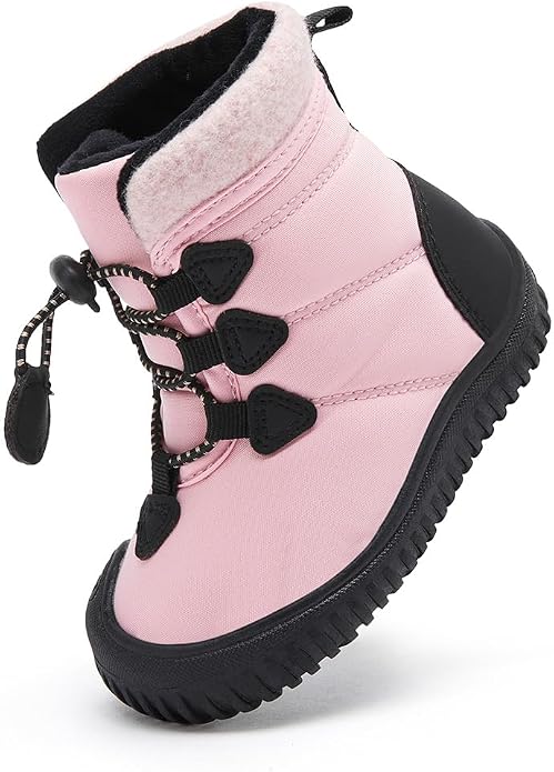 BMCiTYBM Toddler Baby Winter Snow Boots Boy Girl Faux Fur Warm Non Slip First - Image 4