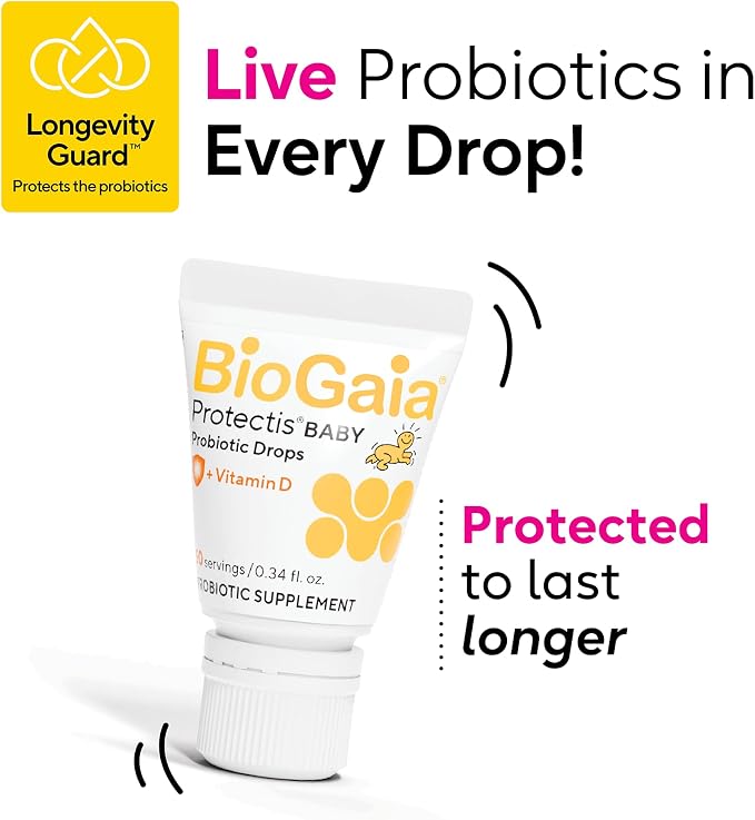 BioGaia Protectis Baby Probiotic Drops | Colic & Gas Relief + Vitamin D | Safe - Image 6