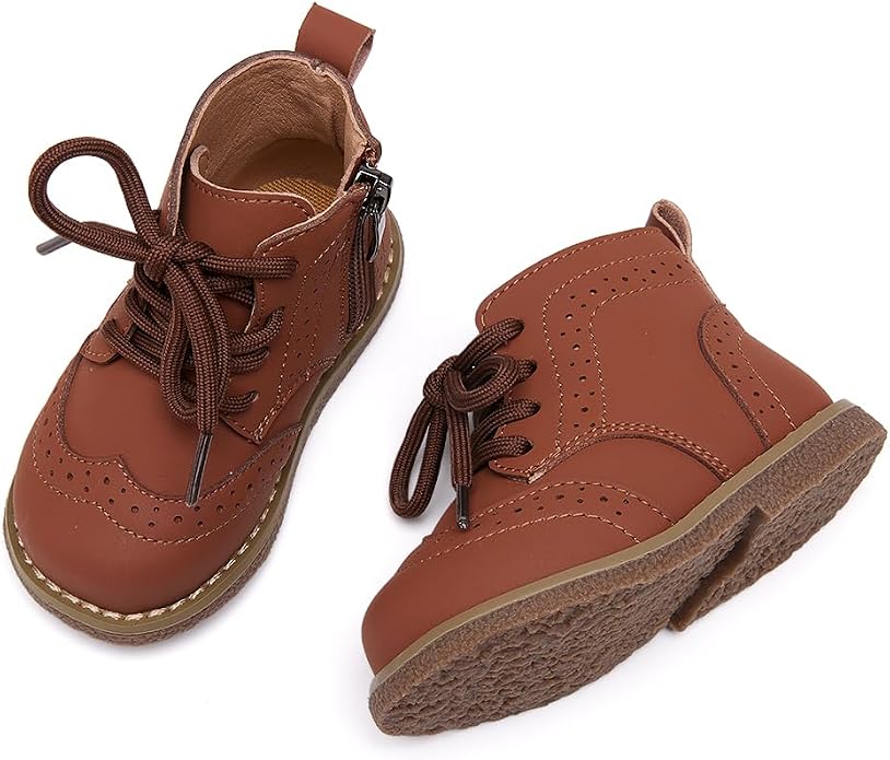 BMCiTYBM Baby Boys Girls Boots Infant Shoes First Walking Booties - Image 4