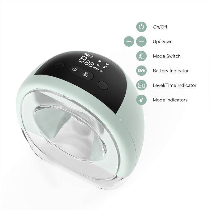 Zomee Fit Wearable Breast Pump, Hands Free Pumping, Ultra-Low Noise, Double - Image 5
