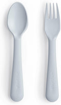 mushie Flatware Fork and Spoon Set by mushie