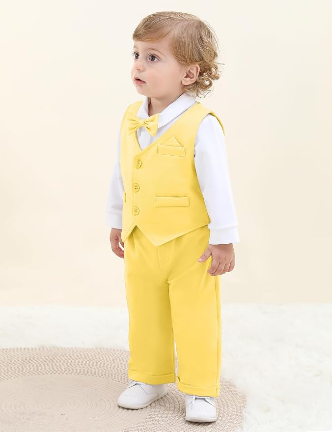 A&J DESIGN Baby Boy Suits Clothes Infant Toddler Formal Gentleman Outfits - Image 3