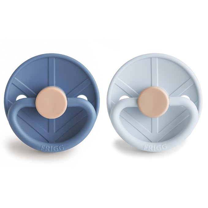 FRIGG Little Viking SilkySoft Silicone Baby Pacifier 2-Pack | Made in Denmark | - Image 2