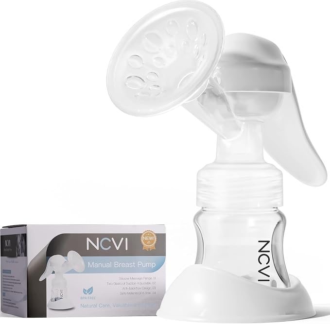 NCVI Manual Breast Pump for Breastfeeding Small Nipple, 20mm Silicone Soft by NCVI