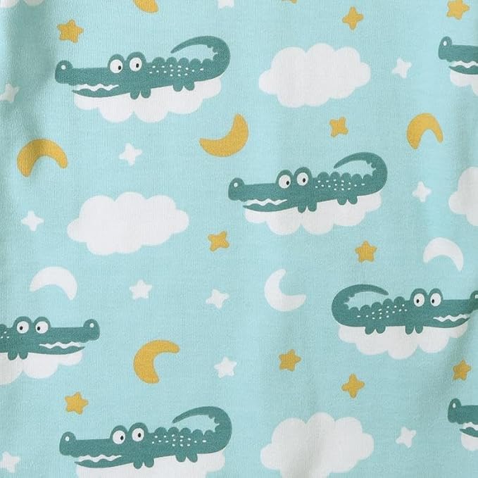 Owlivia Organic Cotton Baby Boy Girl Zip up Sleep 'N Play Pjs, Long Sleeve - Image 4
