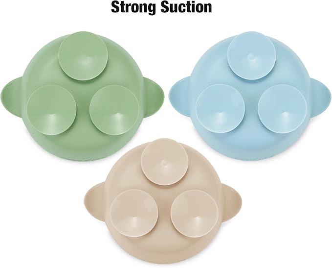 PandaEar 3 Pack Stainless Steel Baby Suction Bowls, Non-Slip Child Food Bowl - Image 8