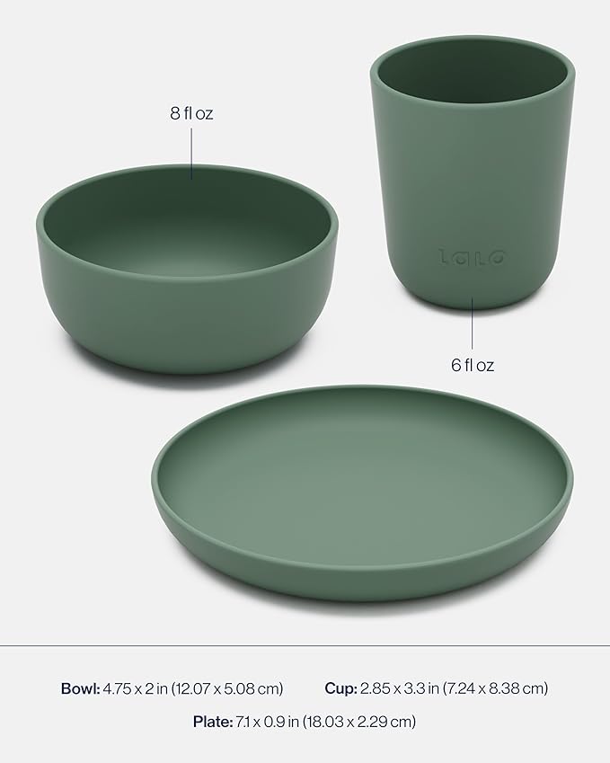 Lalo Big Bites Kids Dinnerware Starter Set - Image 4