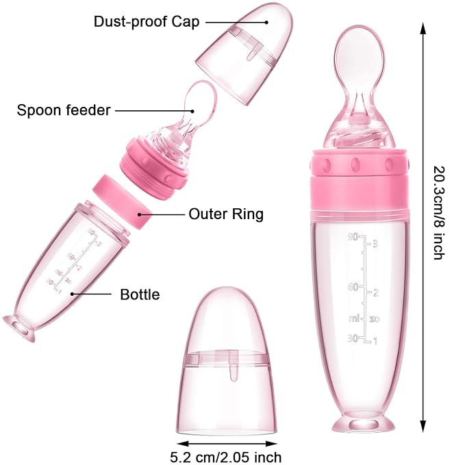 2 Pieces Silicone Baby Spoons Baby Feeding Spoon - Image 2