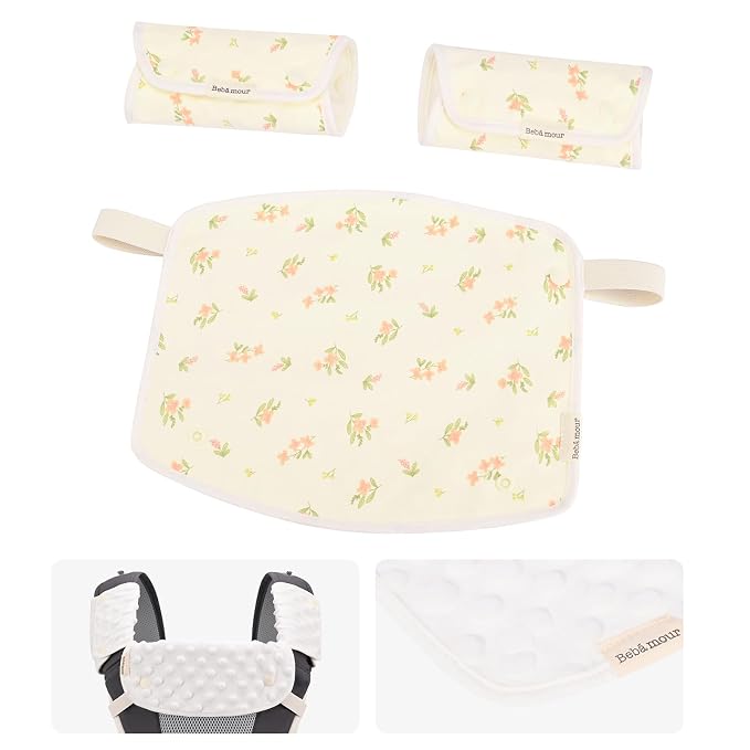 Bebamour Drool and Teething Reversible Cotton Pad by bebear