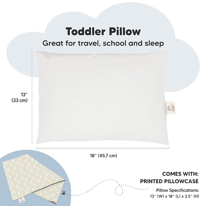 Toddler Pillow with Pillowcase - Image 3
