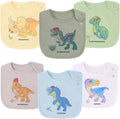 Maiwa 6 Pack Waterproof Cotton Baby Bibs by maiwa