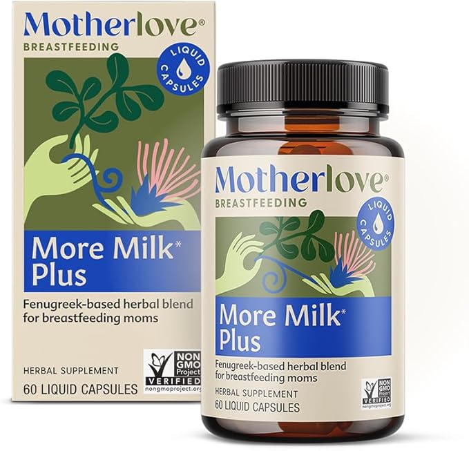 Motherlove More Milk Plus Fenugreek-Based Lactation Supplement to Support by Motherlove
