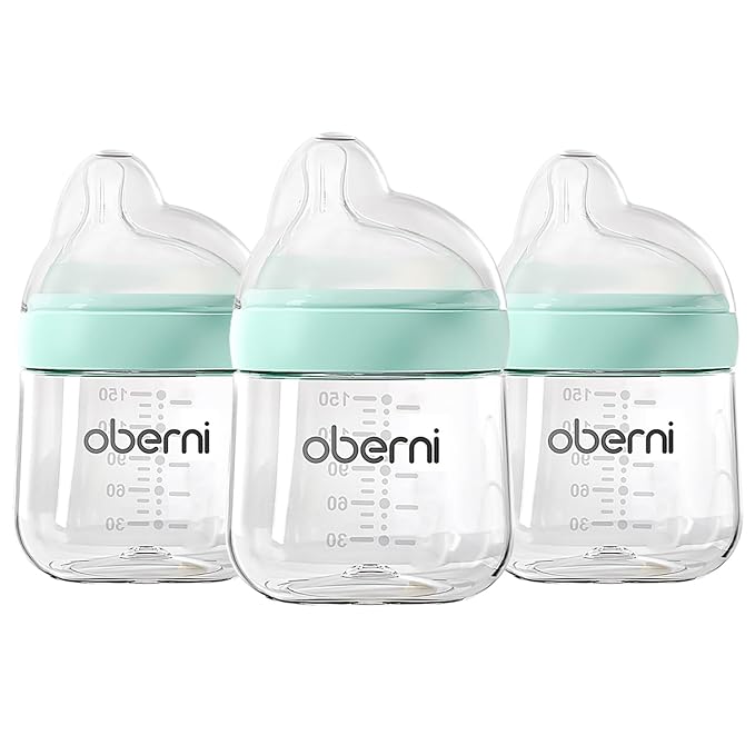 Baby Bottles with Slow Off-Centered Nipple by oberni