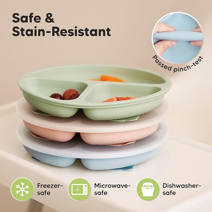 KeaBabies Suction Plates with Lids - Image 5