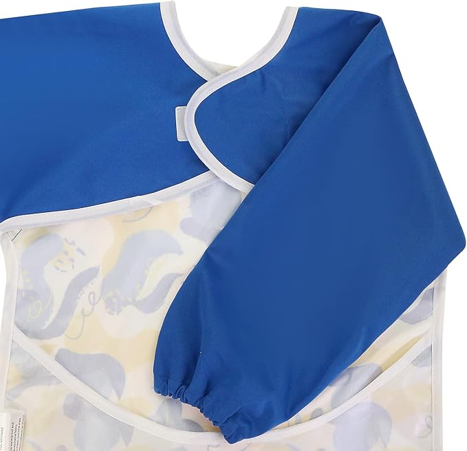 Infant Toddler Baby Waterproof Sleeved Bib, Bib - Image 4