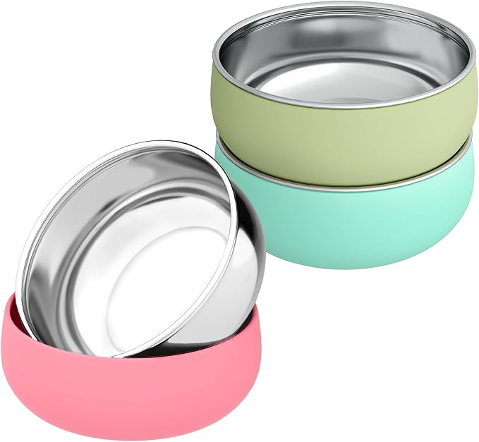 Bella’s Friends Stainless Steel Baby Bowls by Unknown