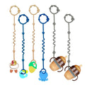 Toy Straps for Baby, RTMOK Silicone Setpacifier Clip, Applies to Car Seat Toy by RTMOK