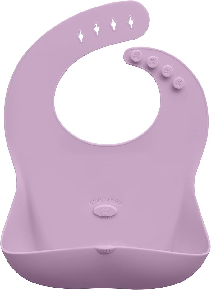 Abiie Ruby Wrapp Silicone Bibs for Babies by Abiie
