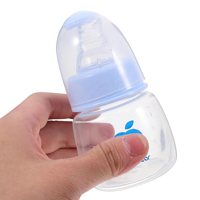 Kisangel 9pcs Mini Baby Bottles Plastic Feeder Bottles Infant Cereal Bottle - Image 3