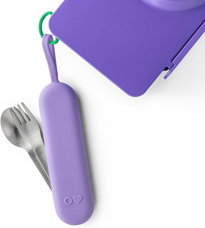 Omie OmieBox Travel Utensil Set | Fork and Spoon by Omie