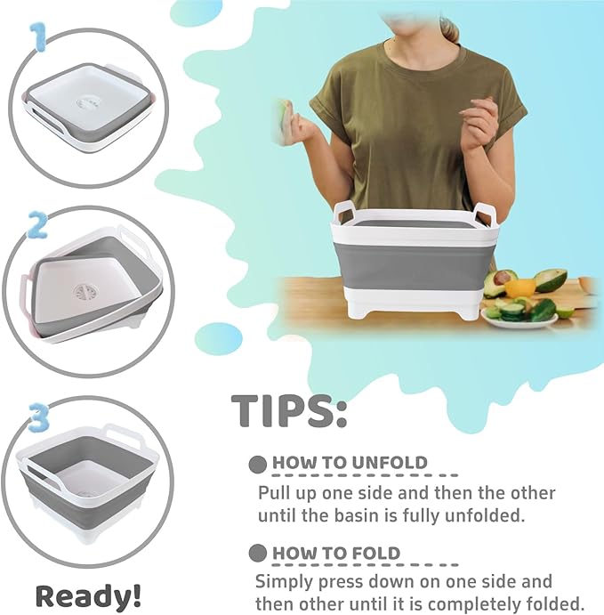 Collapsible Wash Basin for Baby Bottles - Image 4