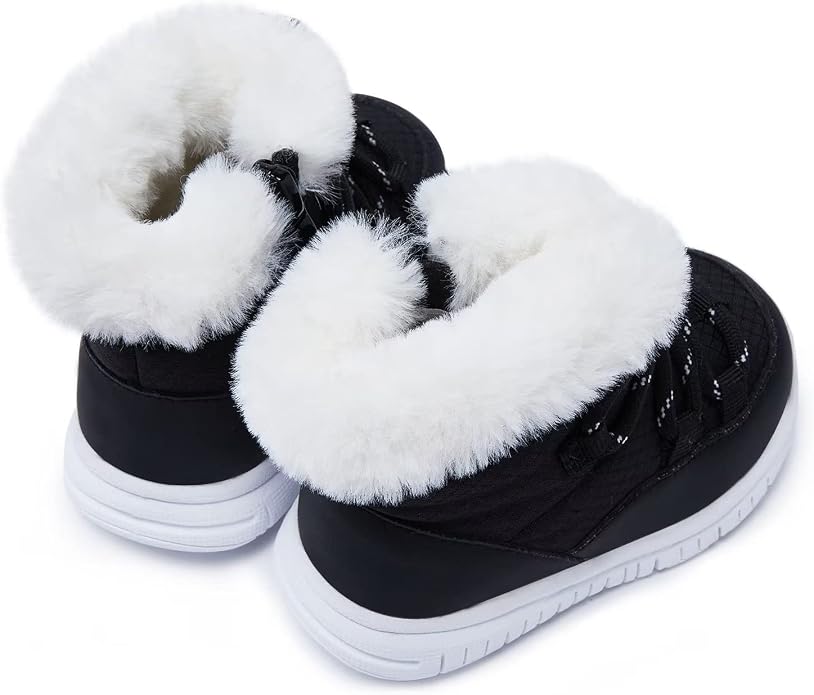 BMCiTYBM Girls Boys Snow Boots Warm Winter Fur Lined Baby Shoes - Image 7