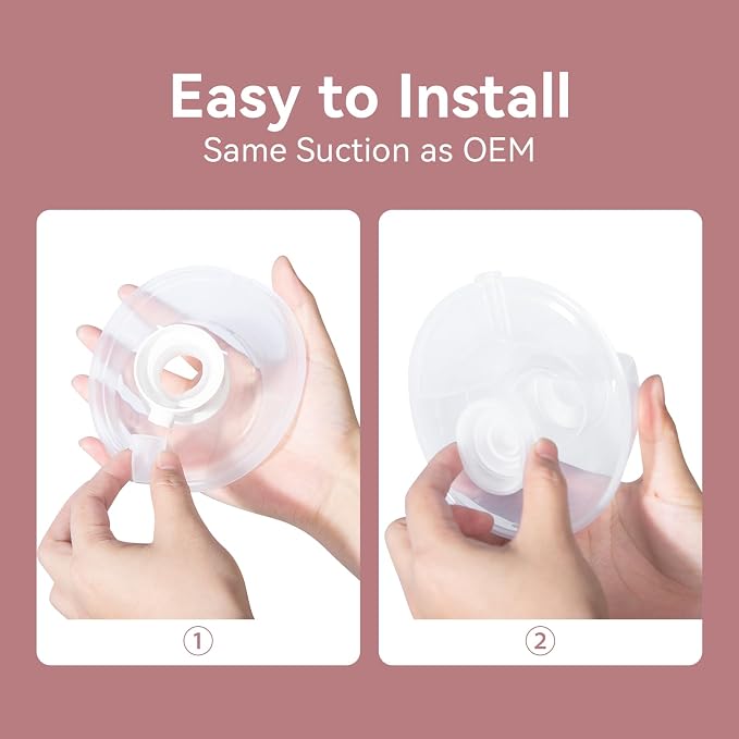 4 Pack Replacement Parts for Momcozy M5 Breast Pump, Replace to Mom Cozy M5 - Image 3