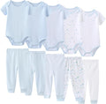Unisex Baby Boy Girl Pants Sets 10 pack Cotton Casual New born Clothes Comfort by JELYLOVE
