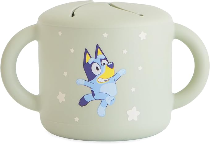 mushie x Bluey Silicone Snack Cup | Spill Proof Food Container by mushie