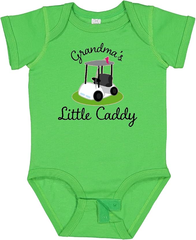 inktastic Grandma's Little Caddy Golf Baby Bodysuit by Inktastic