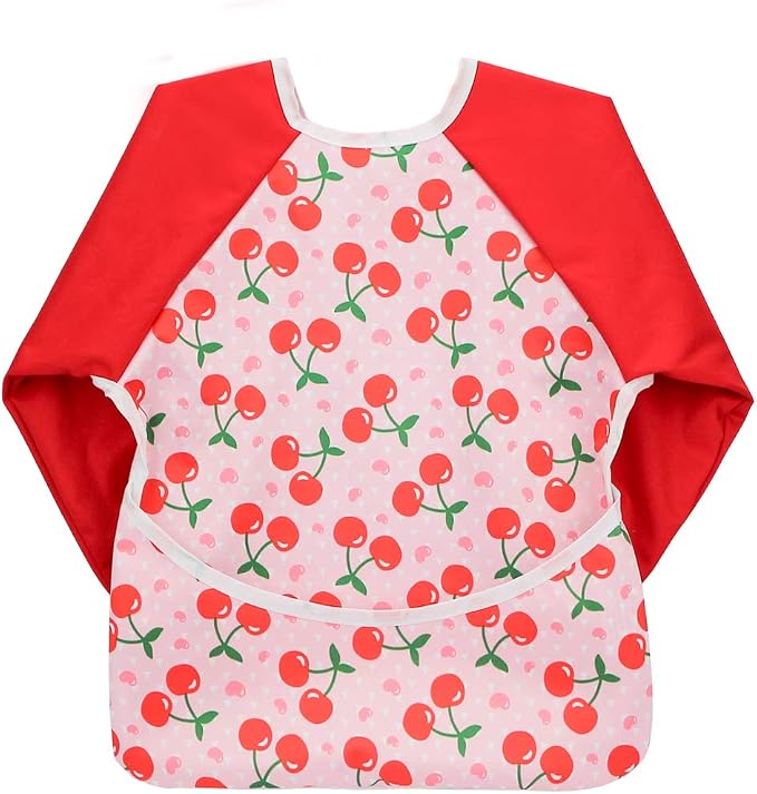 Infant Toddler Baby Waterproof Sleeved Bib, Bib by Hi+Sprout