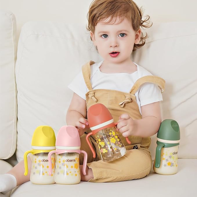 Sippy Cup, Weighted Straw Baby Trainer Cup, Toddler Drinks Water Bottle - Image 2
