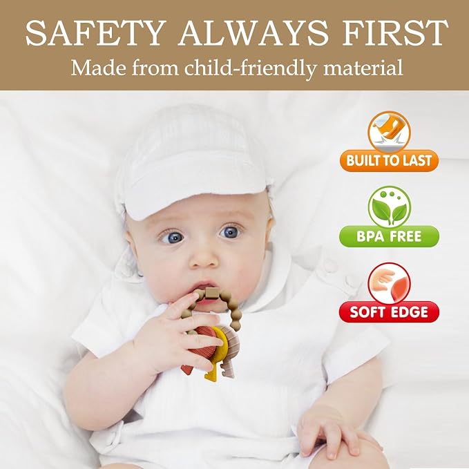 Baby Keys Teether Toys, Silicone Teething Toys - Image 4