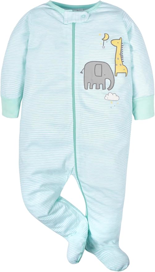 Gerber Baby Boys 4 Pack Sleep 'N Play Footie - Image 2